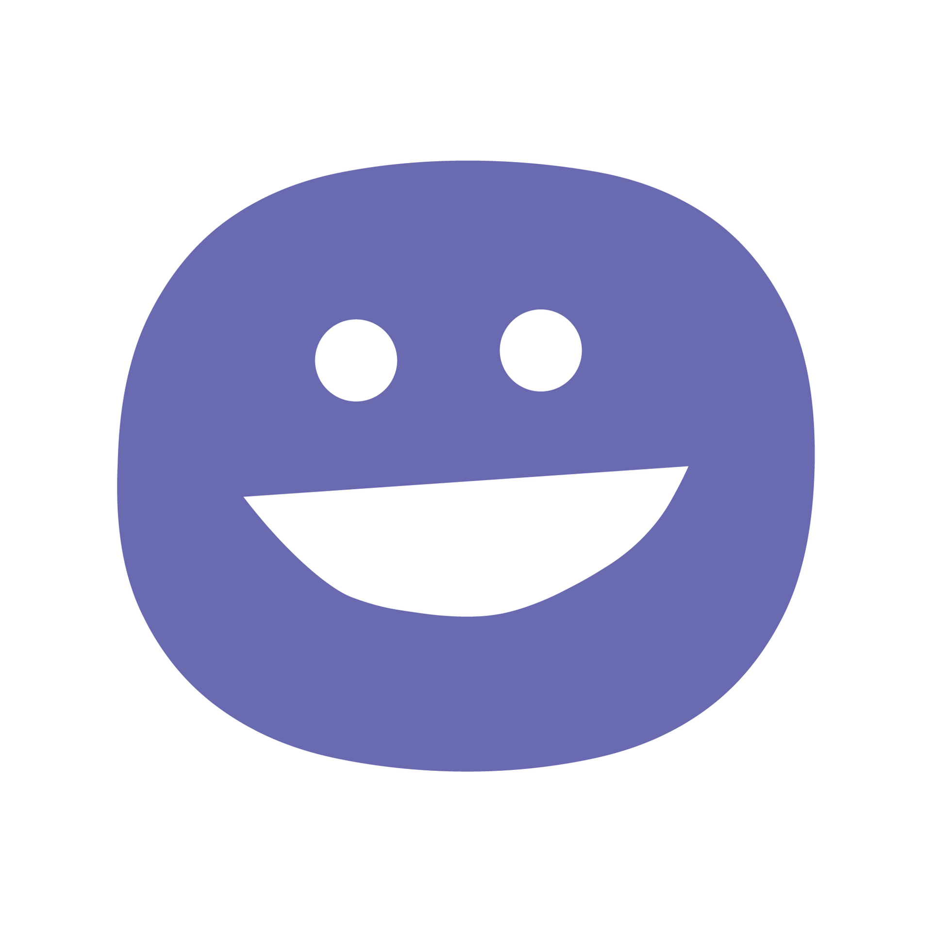 Purple Smile Icon